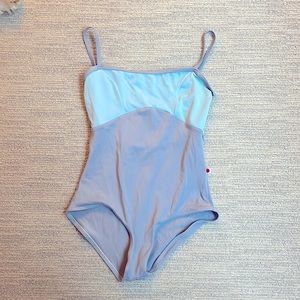 Blue yumiko leotard size adult medium